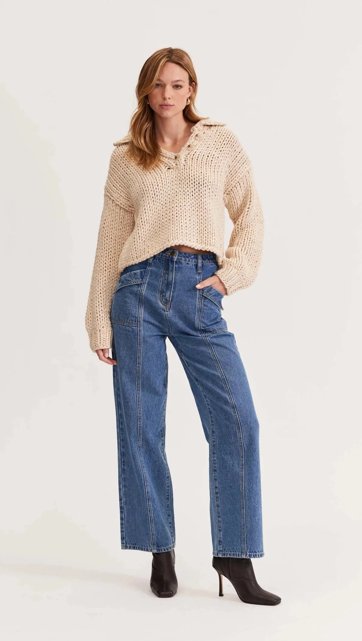 Raya Button Jumper