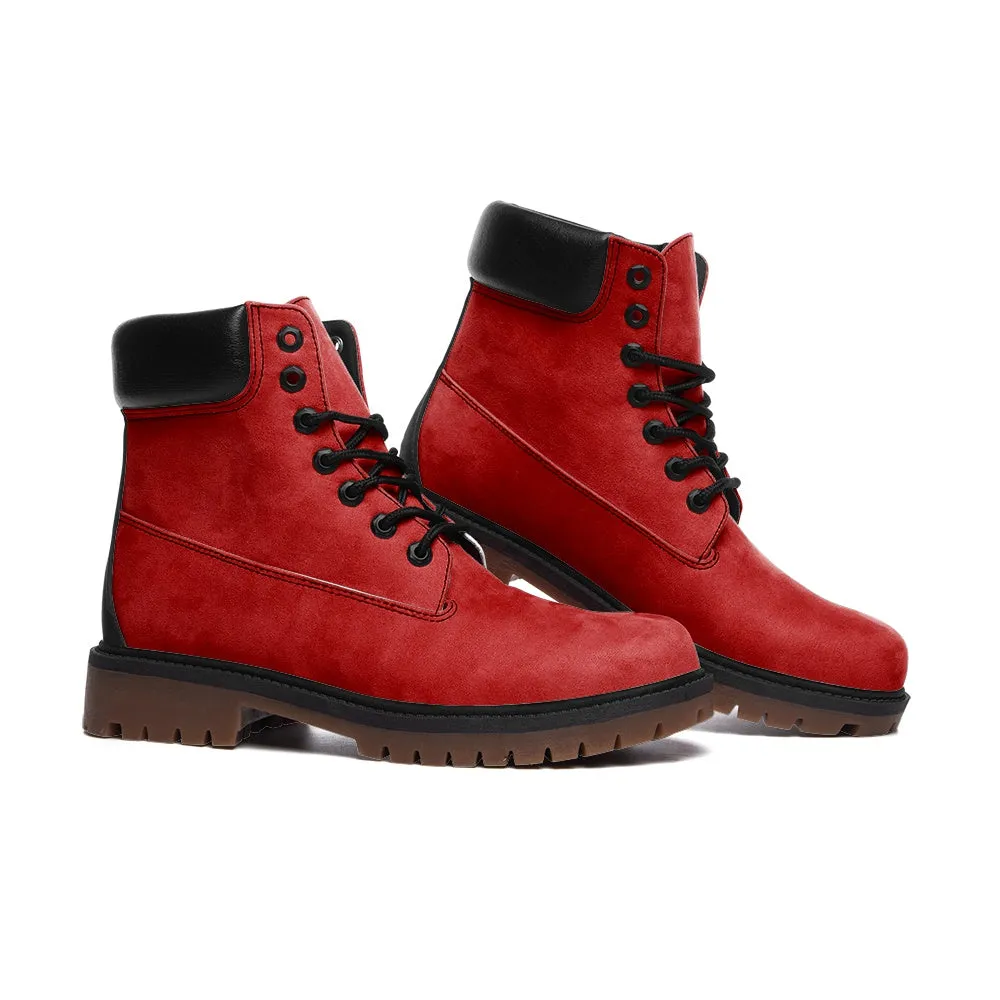 Red Suede Boots