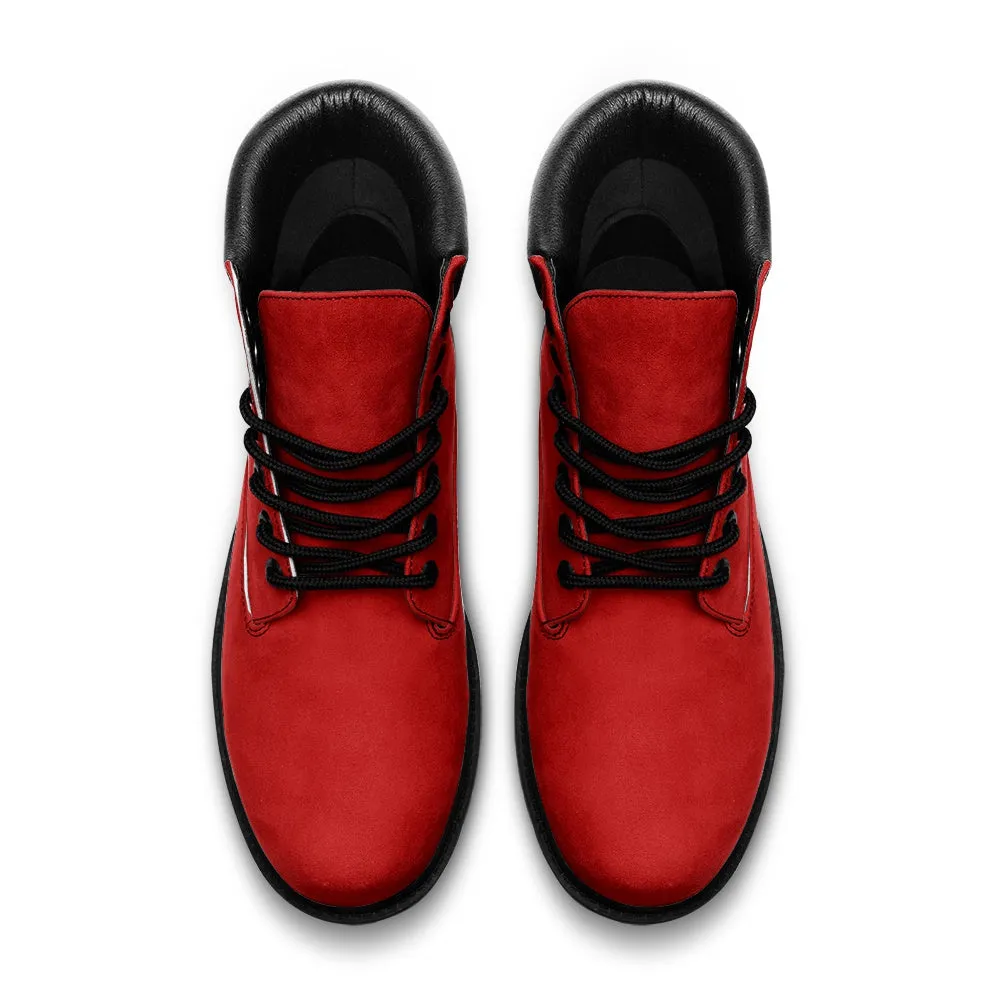 Red Suede Boots