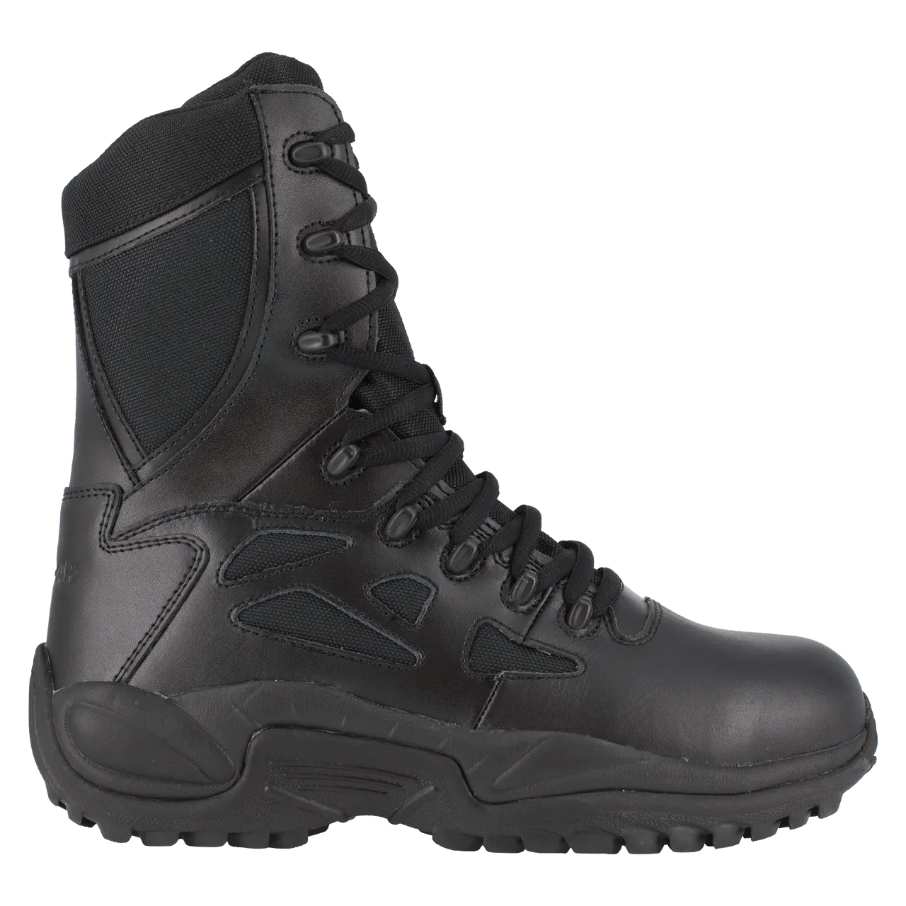 Reebok Rapid Response 8" Stealth Side-Zip Tactical Boots - RB874
