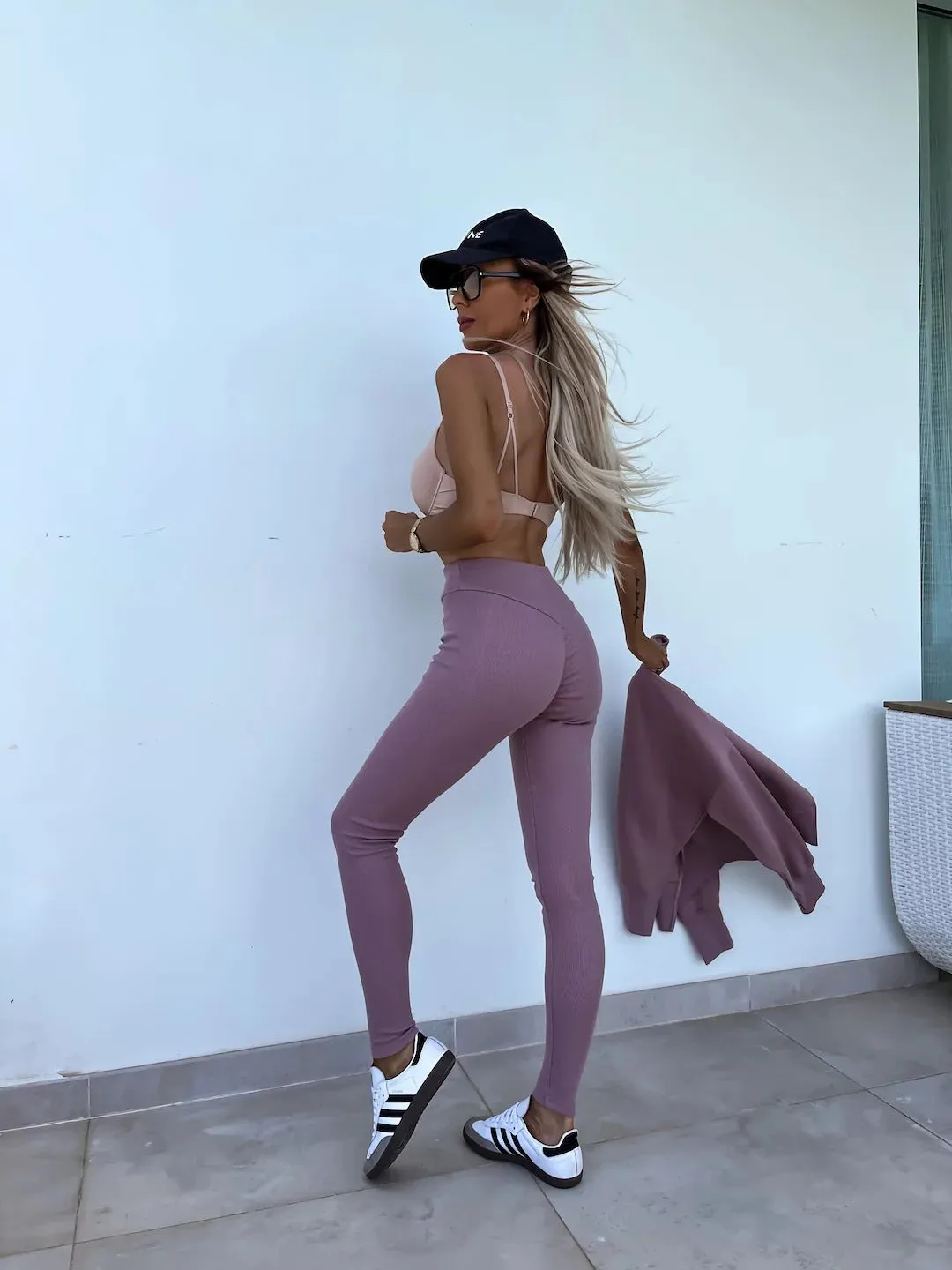 Relaxed Chic Long Sleeve Top and Leggings Two-Piece Set