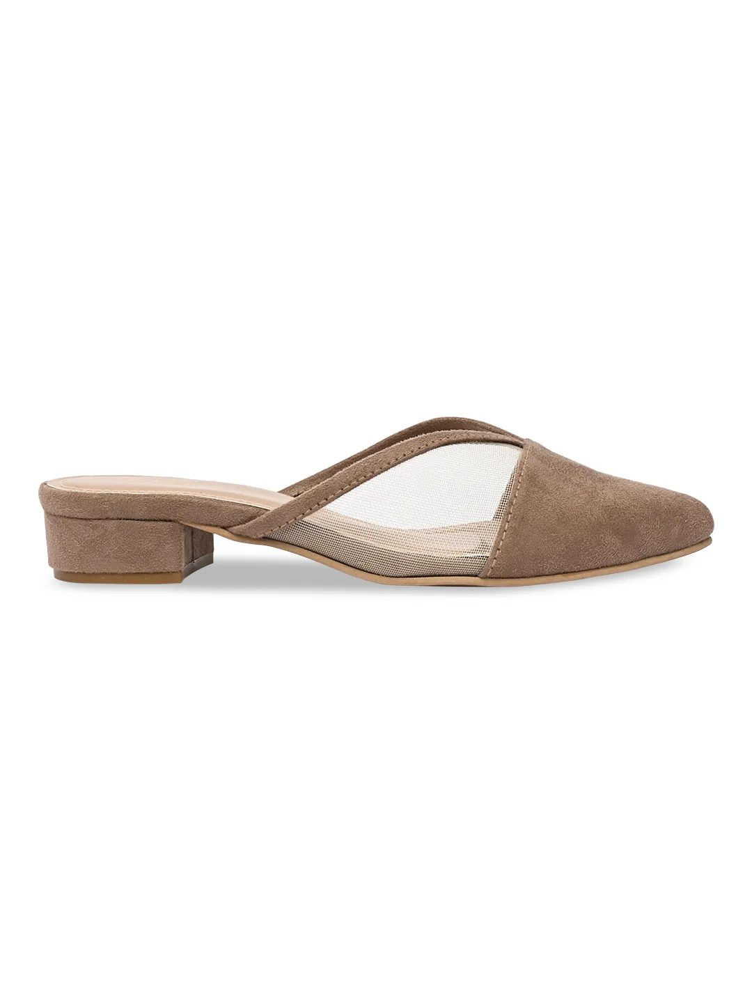 Rocia By Regal Camel Women Block Heel Mules