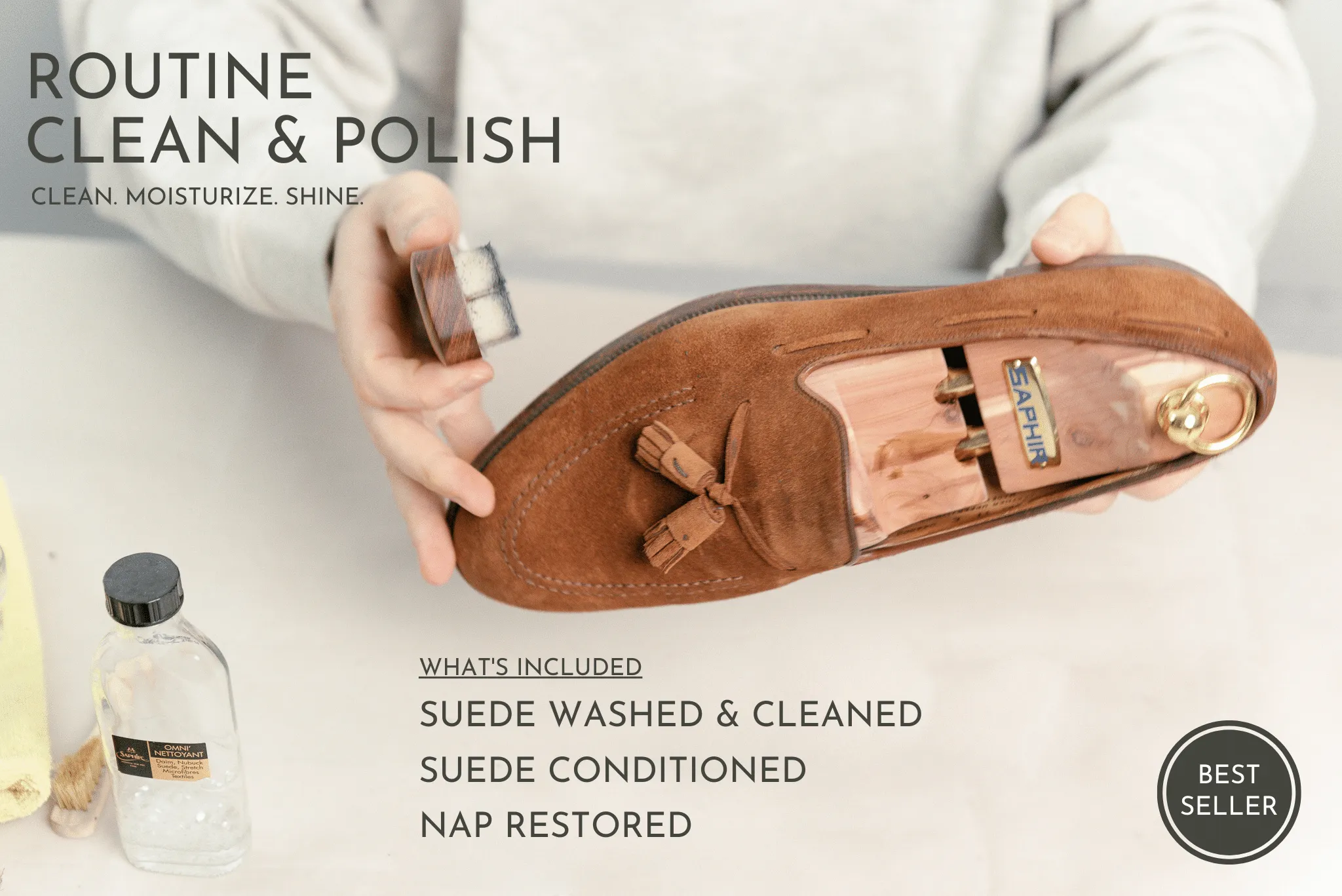 Routine Shoe Clean & Polish