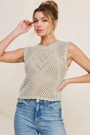 Scallop Edged Tank