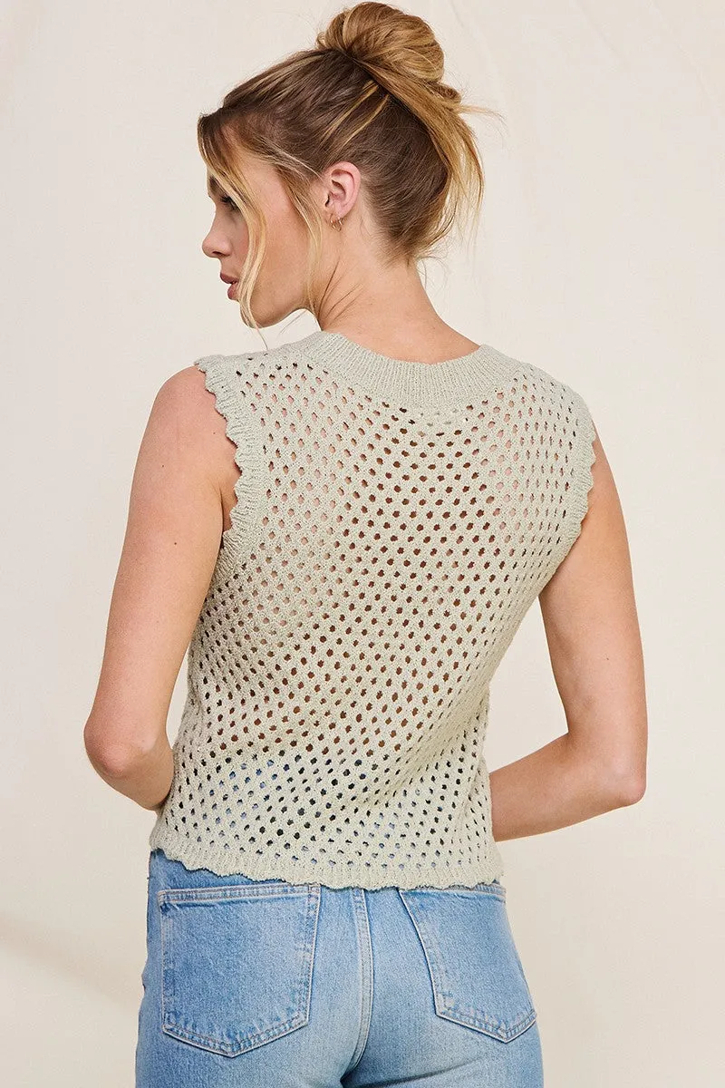 Scallop Edged Tank