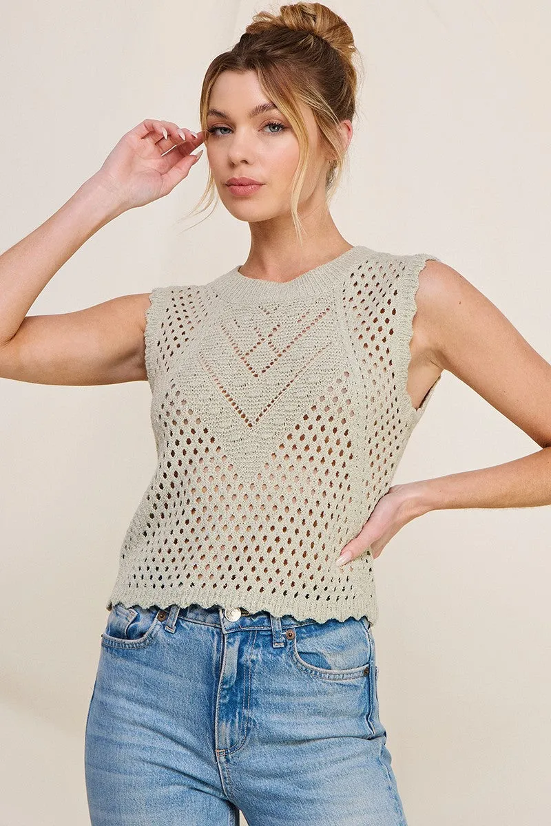 Scallop Edged Tank