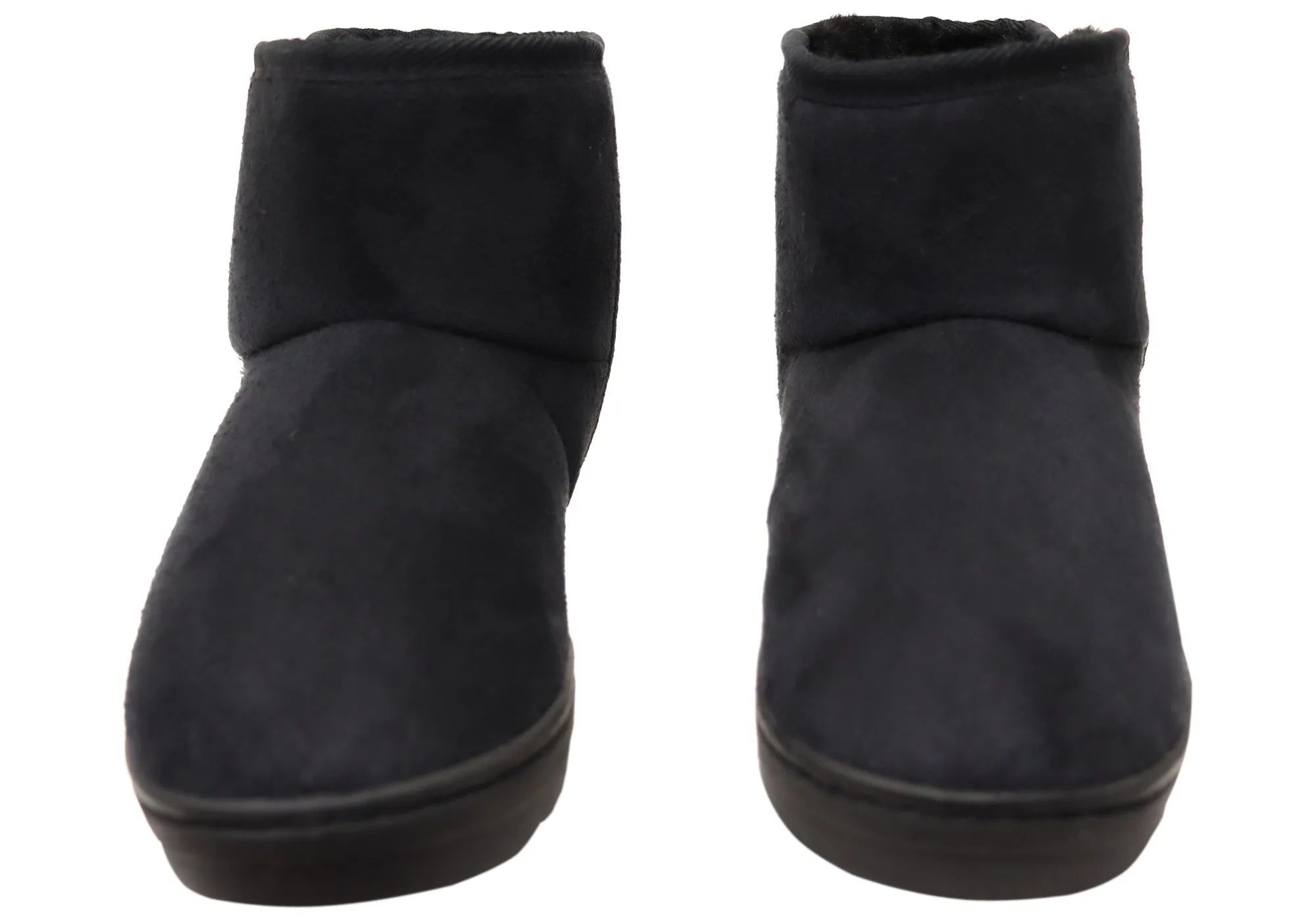 Scholl Orthaheel Fluffy II Womens Comfort Supportive Slippers Boots