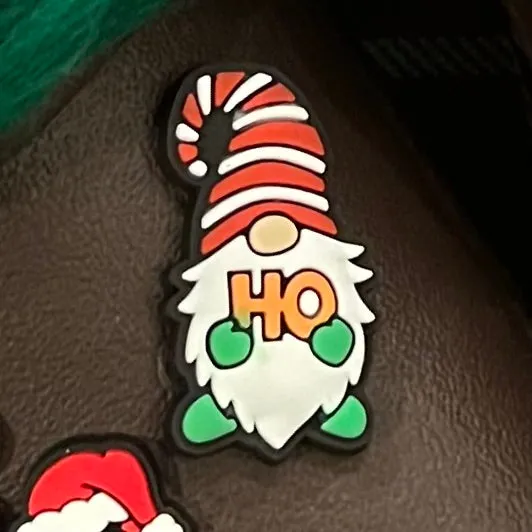 SHOE CHARMS - THIRD HO CHRISTMAS GNOME