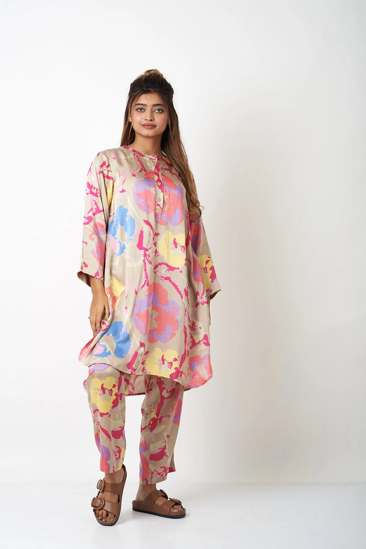 SHORT LENGTH CO-ORD SET - MULTICOLOUR