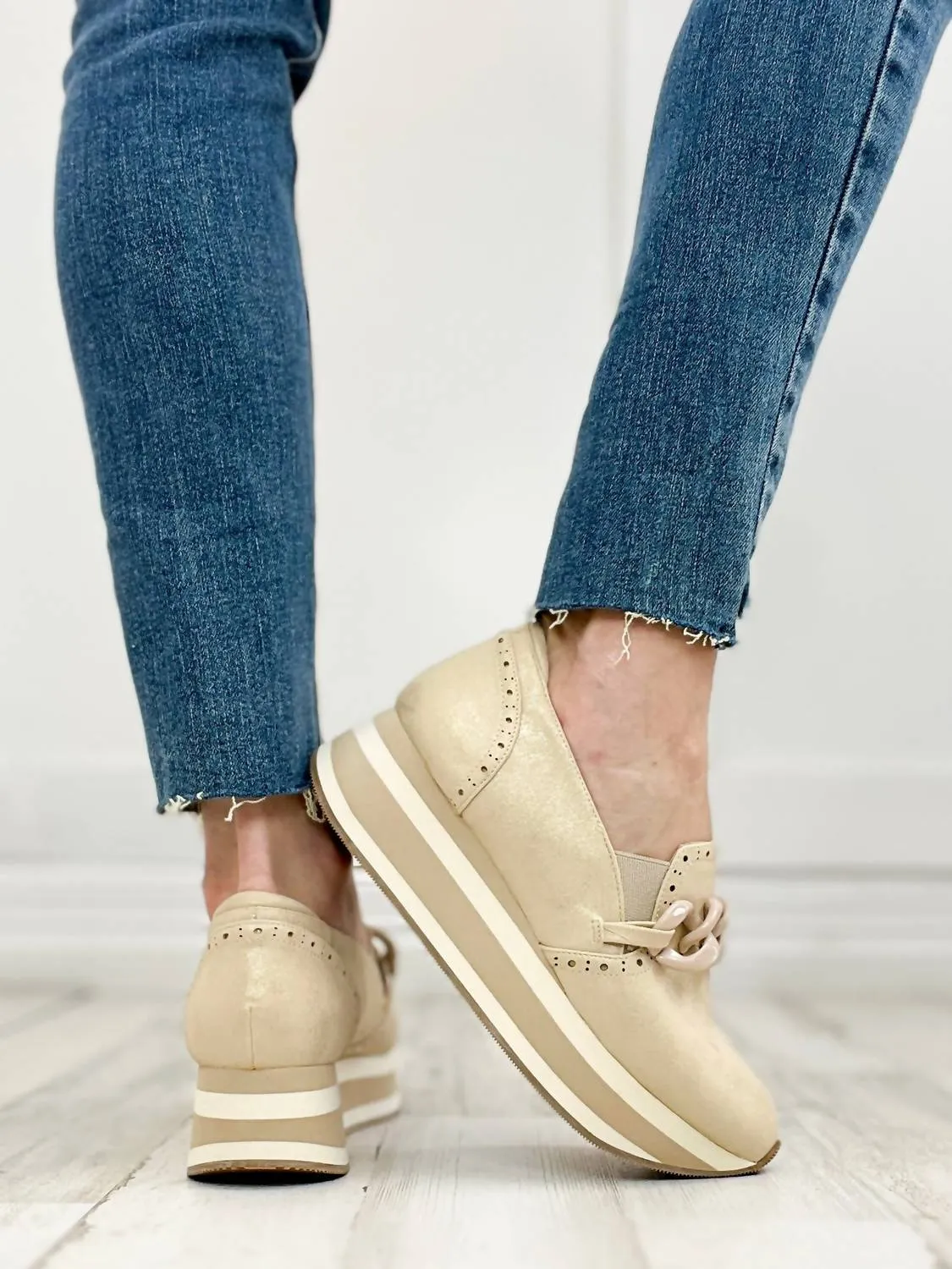 So What Platform Loafers In Gold
