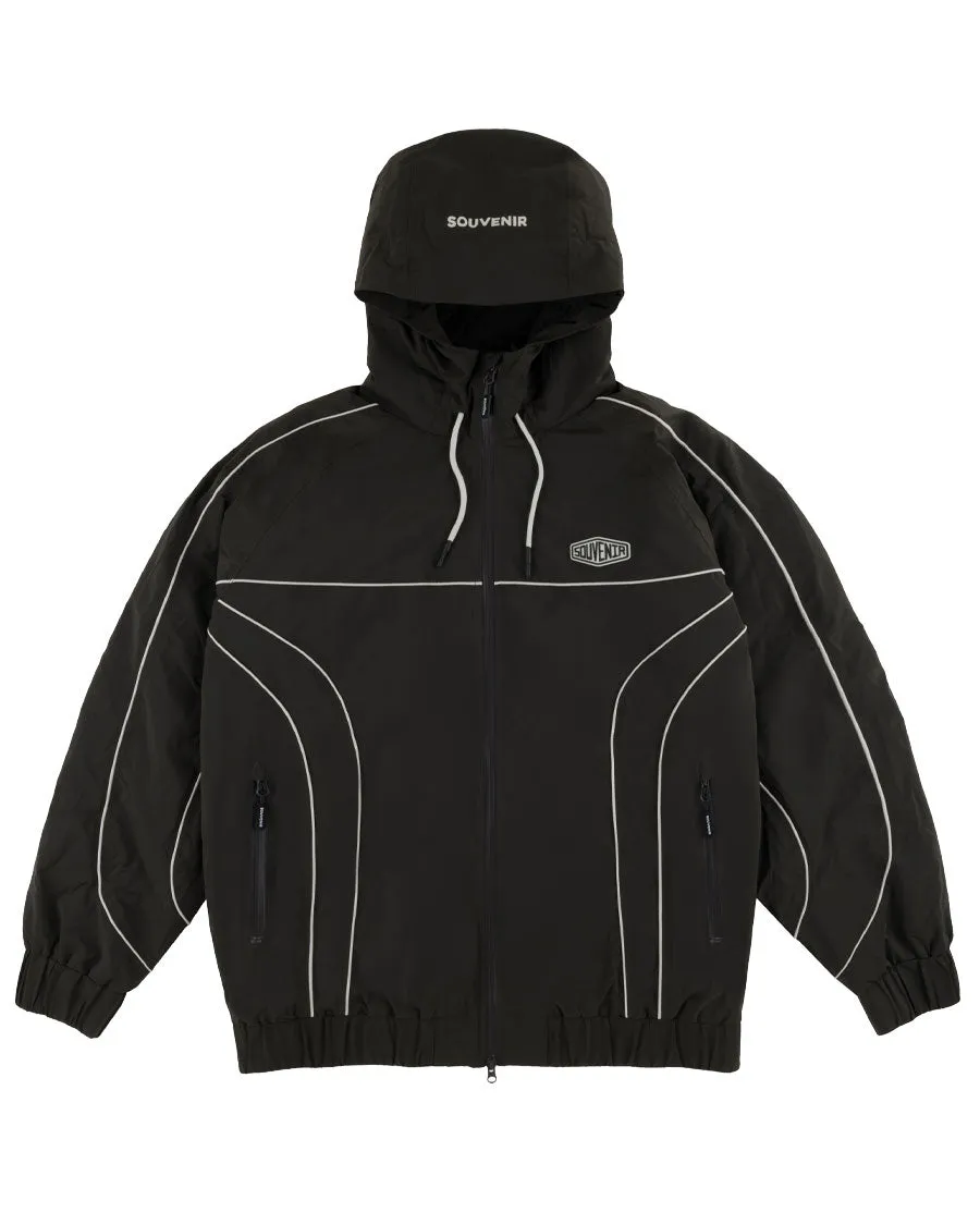Souvenir Insulated Track Jacket Vintage Black 2025