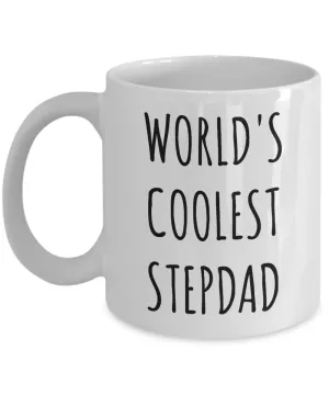 Stepdad Gift Idea Gifts for Step Dad Stepparent Stepfather Fathers Day Gift Second Dad Mug World's Coolest Stepdad Coffee Cup