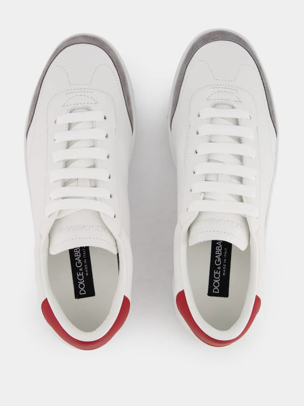 Stripe-detailing Leather Sneakers
