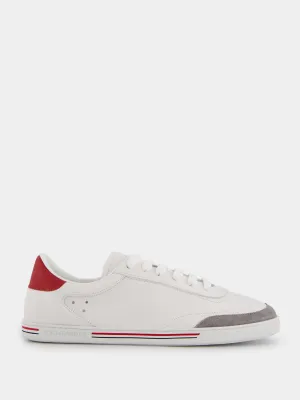 Stripe-detailing Leather Sneakers