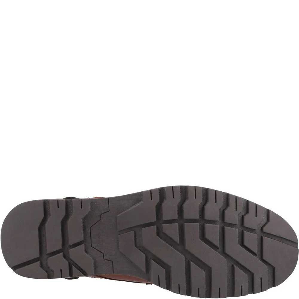 Tan Dean Lace-Up Boots