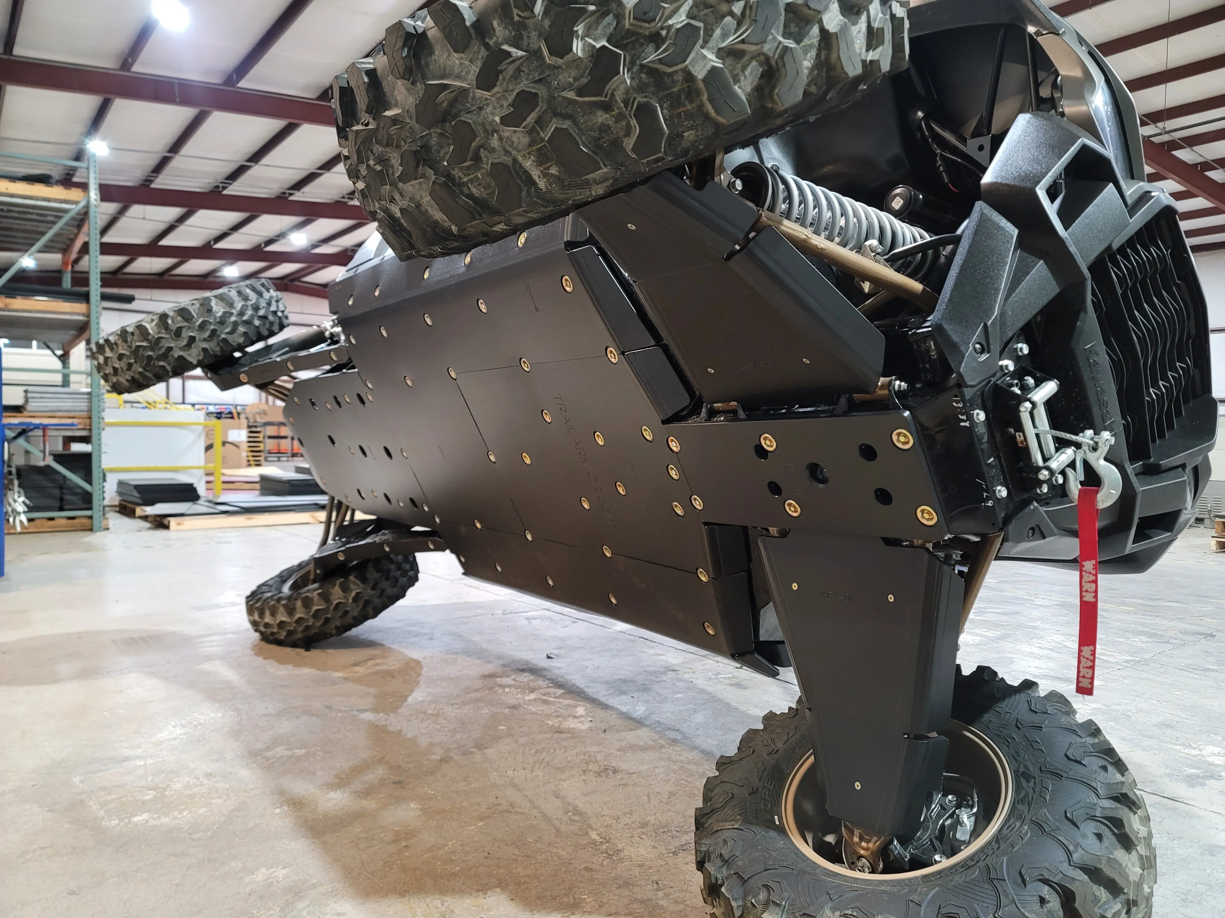 Trail Armor 2023 - 2025 Kawasaki 4 KRX 1000 (all editions) Full Skids with Integrated Side Skid Plates