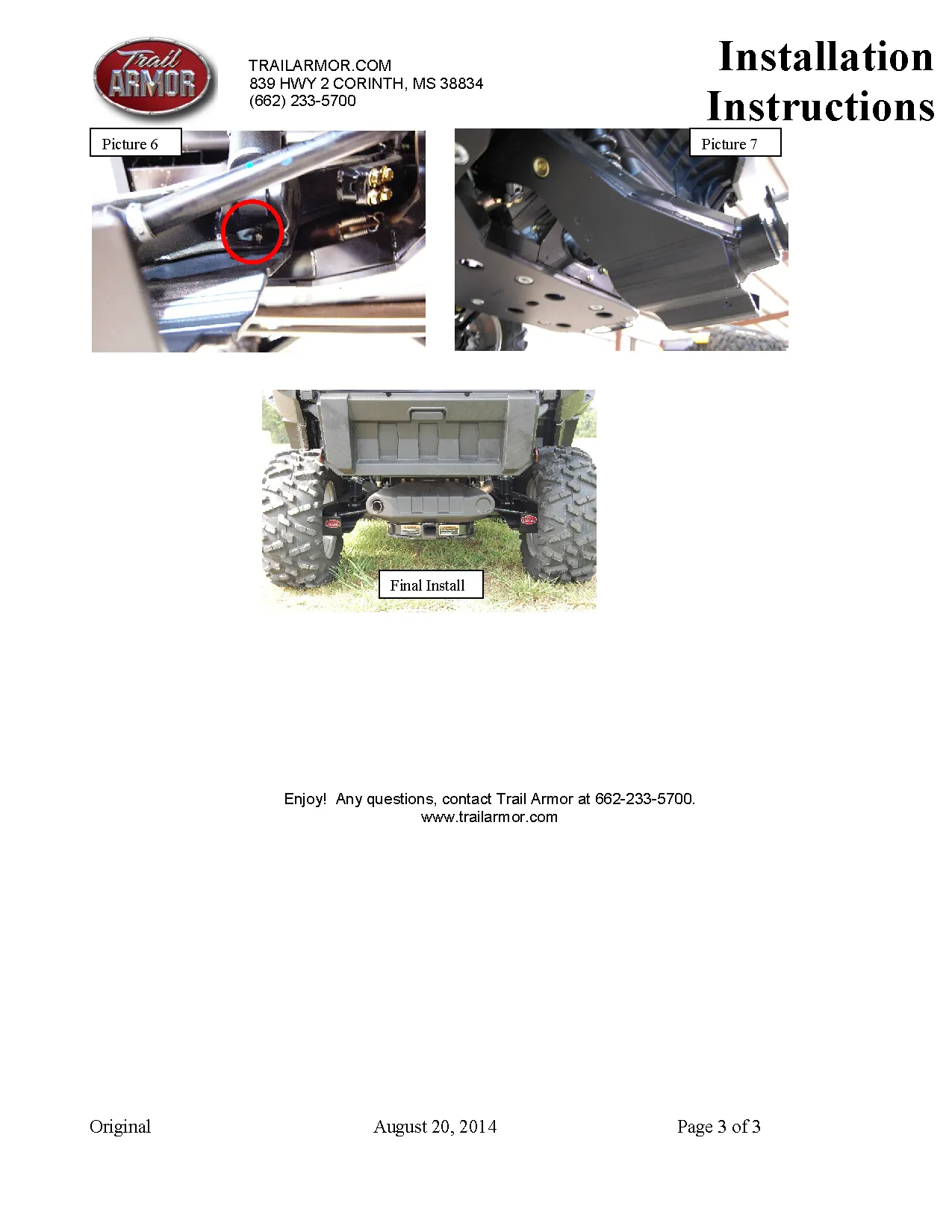 Trail Armor Can Am Commander 800, 800 DPS, 800 XT, 1000, 1000 DPS, 1000 X, 1000 XT, 1000 XT-P, 1000 Limited iMpact  A-Arm CV Front & Rear Trailing Boot Guards