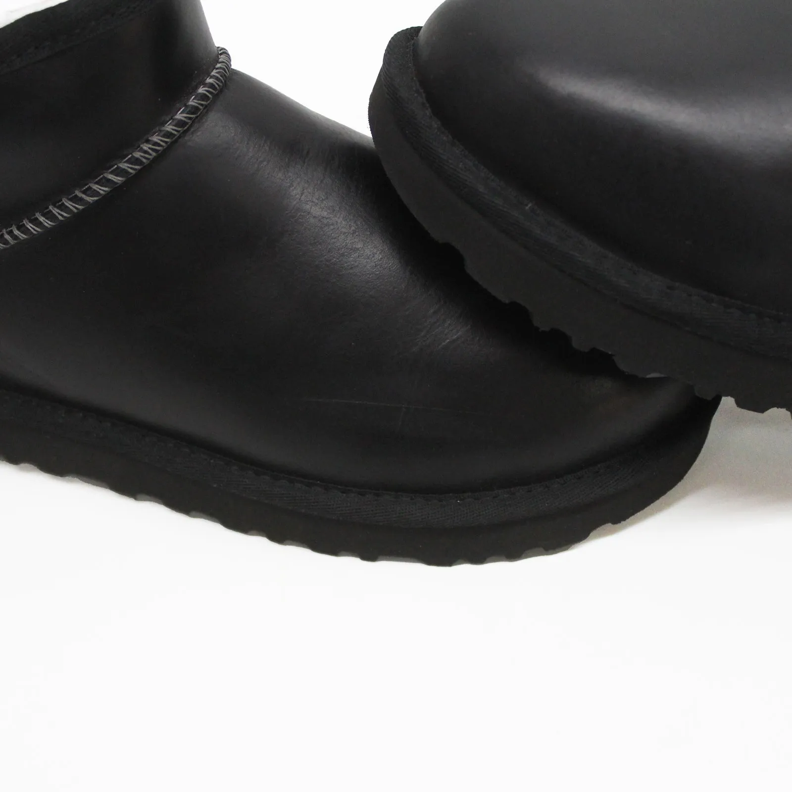 Ugg Classic Ultra Mini Leather Women's Ankle Boots - UK 6 - US 8 Women - EU 39