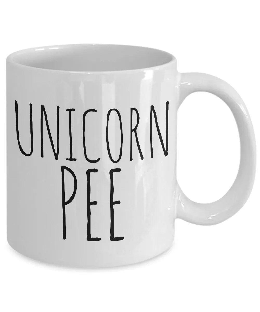 Unicorn Pee Mug Funny Unicorn Ceramic Coffee Cup Gift