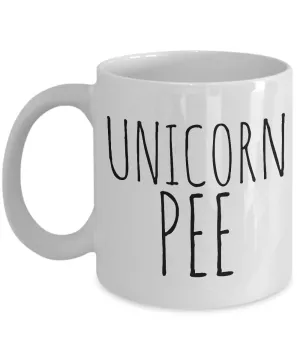Unicorn Pee Mug Funny Unicorn Ceramic Coffee Cup Gift