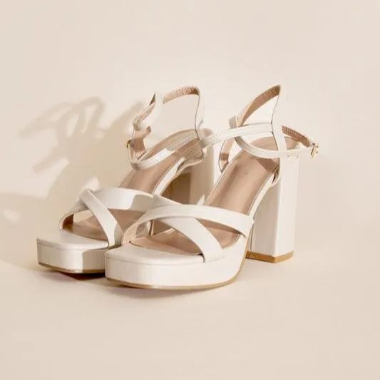 VALOR-1 Cross Ankle Strap Heels