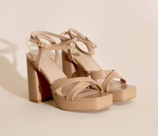 VALOR-1 Cross Ankle Strap Heels