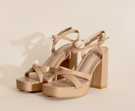 VALOR-1 Cross Ankle Strap Heels