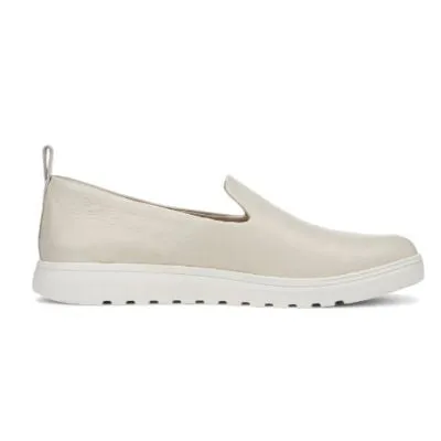 Vionic Uptown Willa Cream Leather Women's Loafers