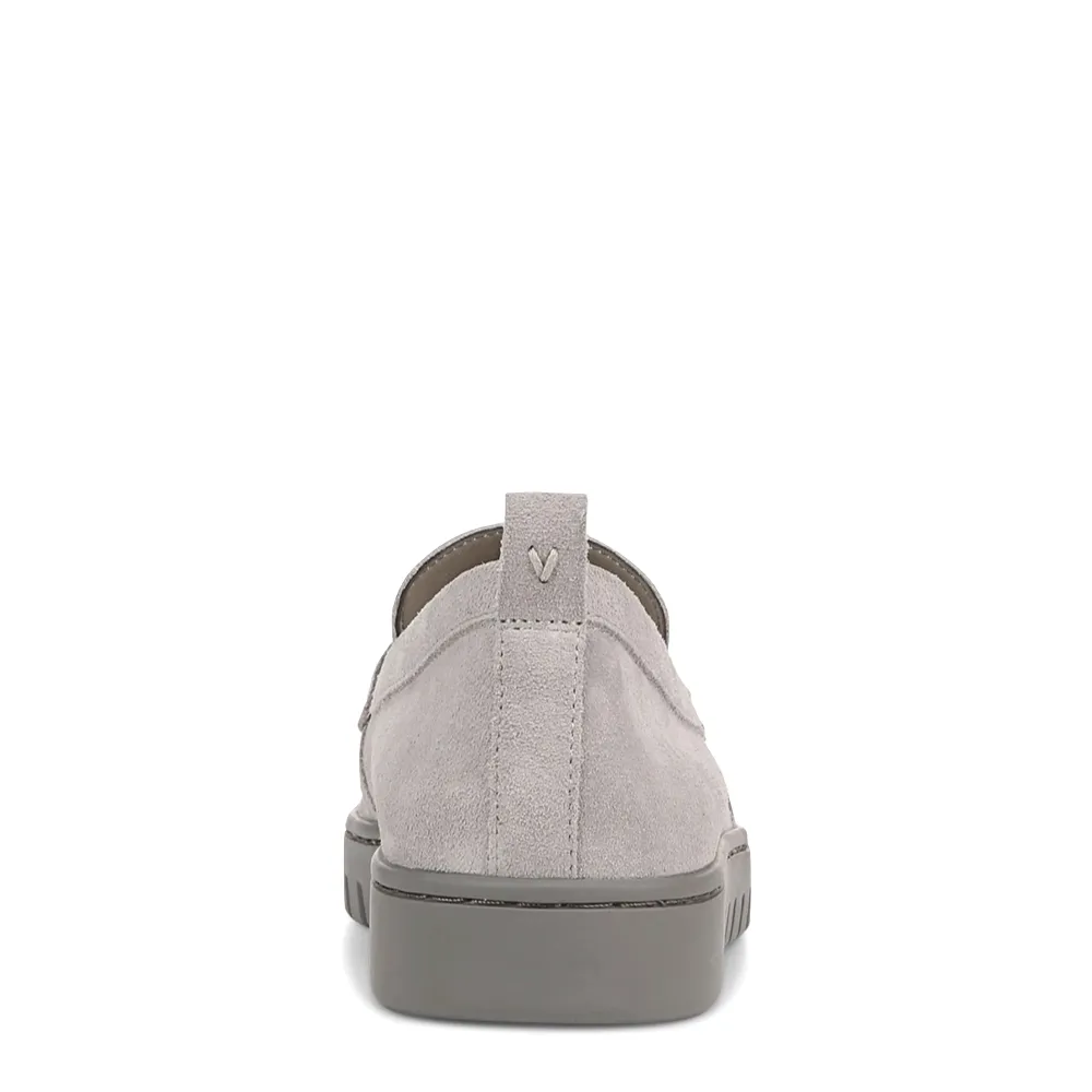 Vionic Women's Uptown Slip On Suede Loafer (Light Grey)