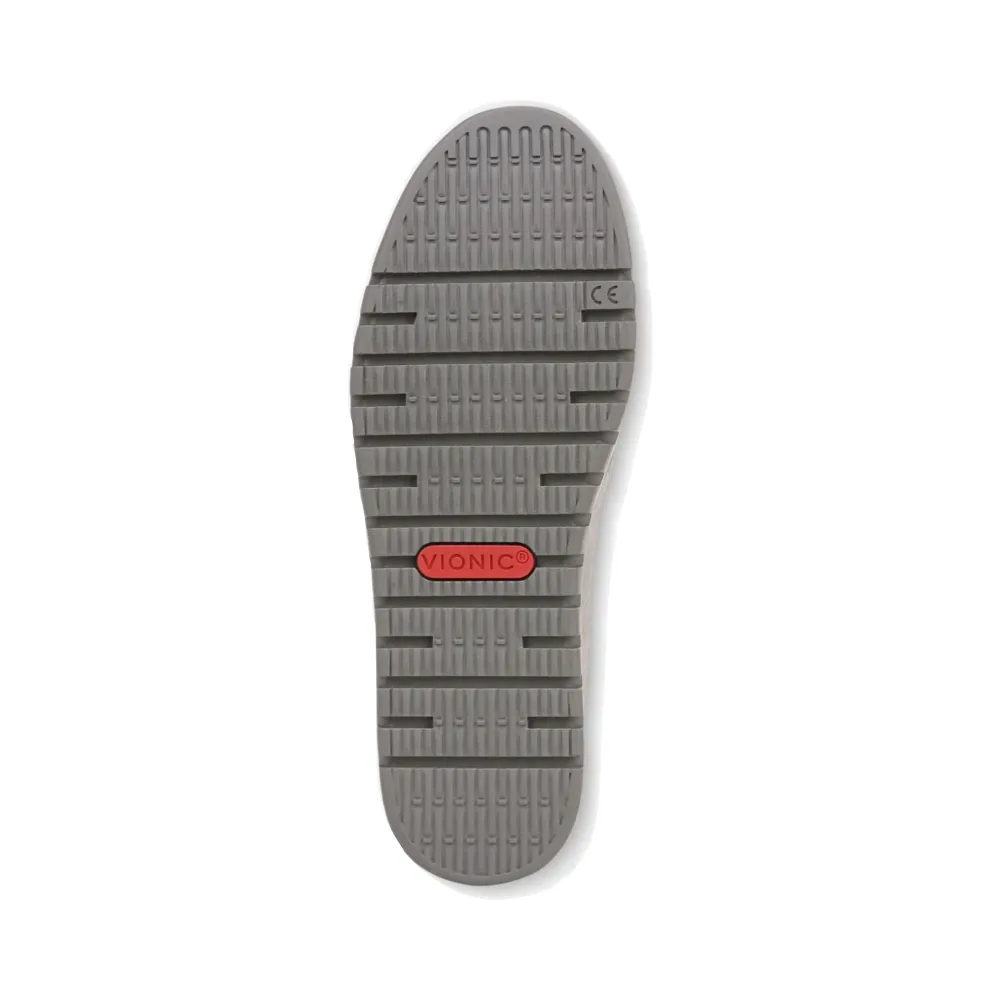 Vionic Women's Uptown Slip On Suede Loafer (Light Grey)