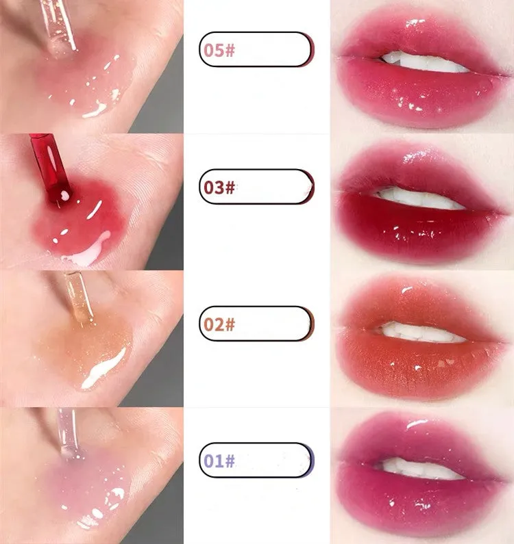 Water glossy glass lip  MK0027