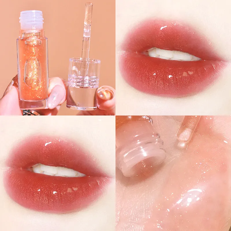 Water glossy glass lip  MK0027