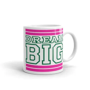 White Pink and Green Mug (11 oz.)