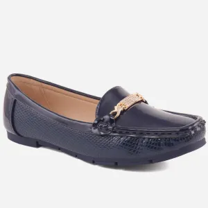 Women "LINDSY"Glossy Stylish Casual Moccasins