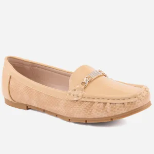 Women "LINDSY"Glossy Stylish Casual Moccasins