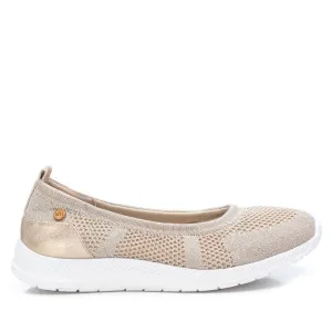 Women's Ballet Flats By XTI, 14121802 Gold