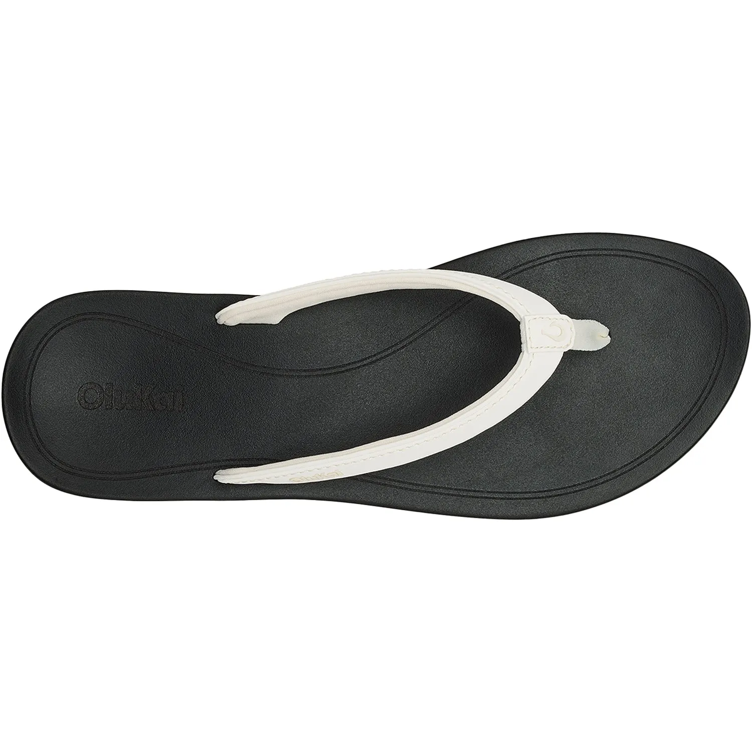 Women's Olukai Uiki Bright White/Lava Rock