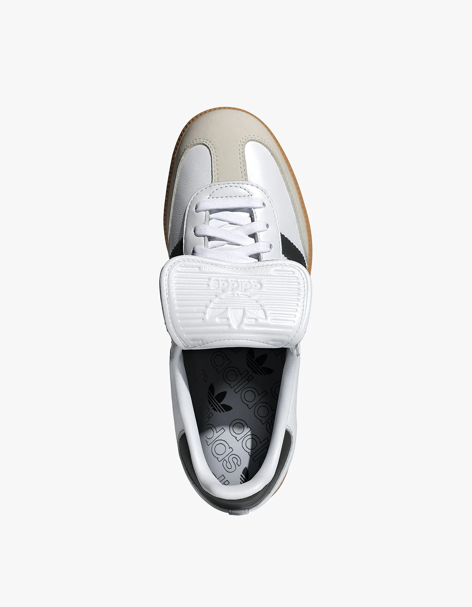 Womens Samba LT - Cloud White/Core Black/Gold Metallic