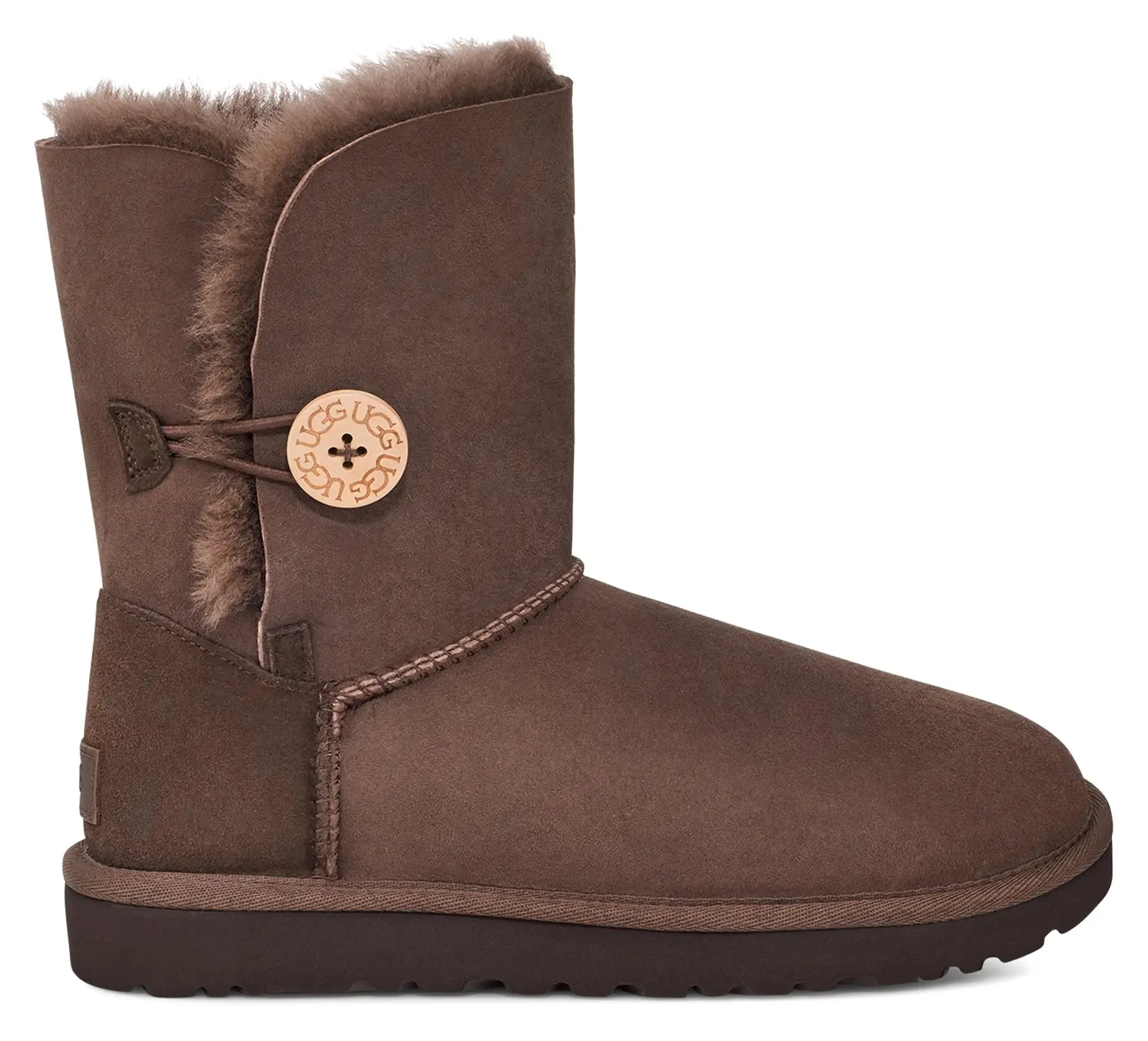Women’s UGG Bailey Button II – Versatile Sheepskin Boot with Cozy Comfort