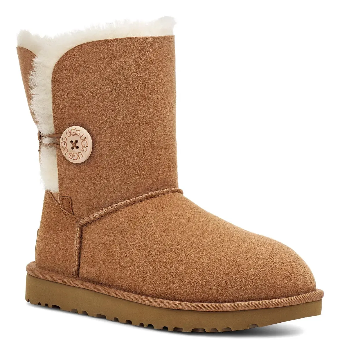 Women’s UGG Bailey Button II – Versatile Sheepskin Boot with Cozy Comfort