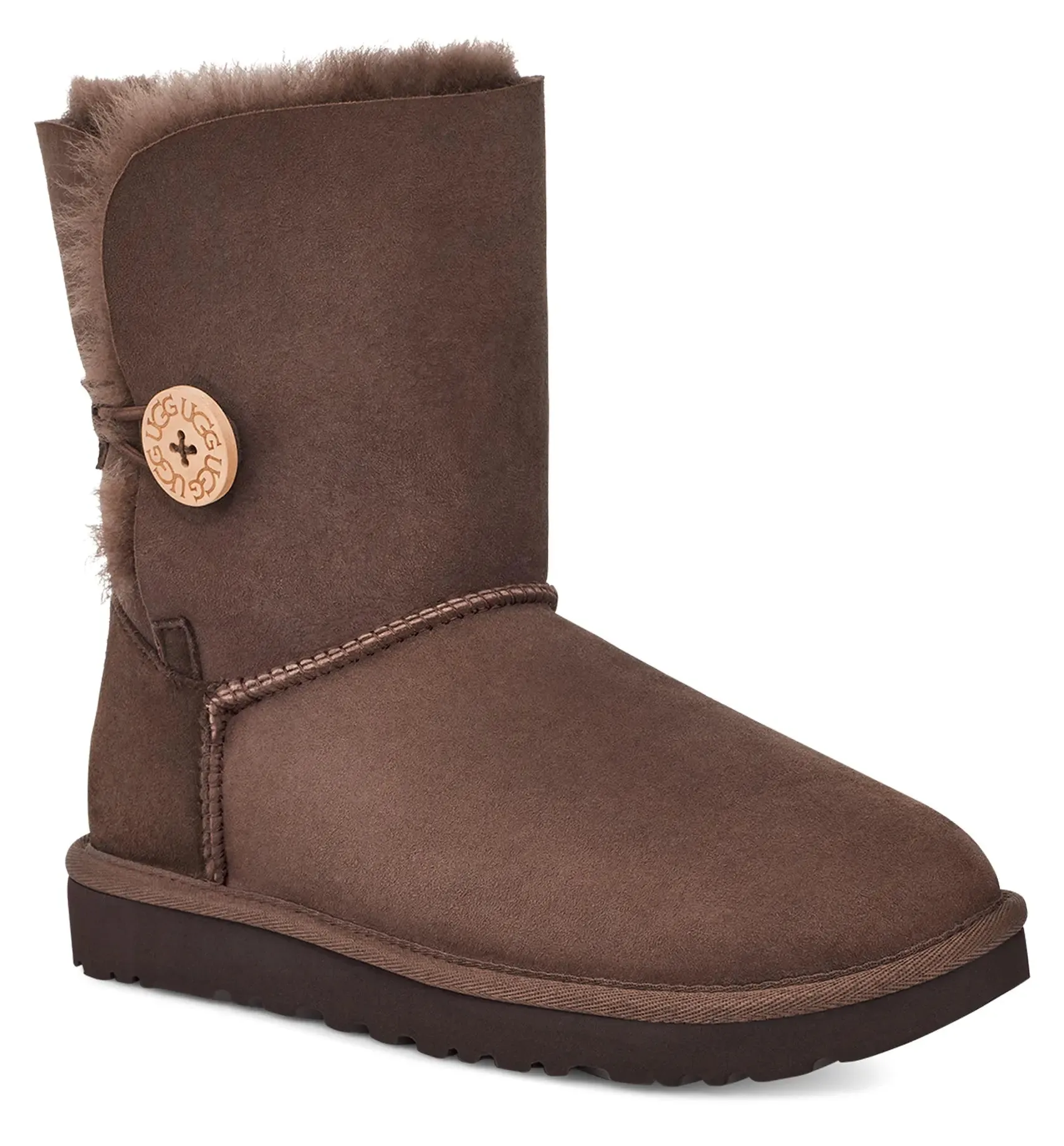 Women’s UGG Bailey Button II – Versatile Sheepskin Boot with Cozy Comfort