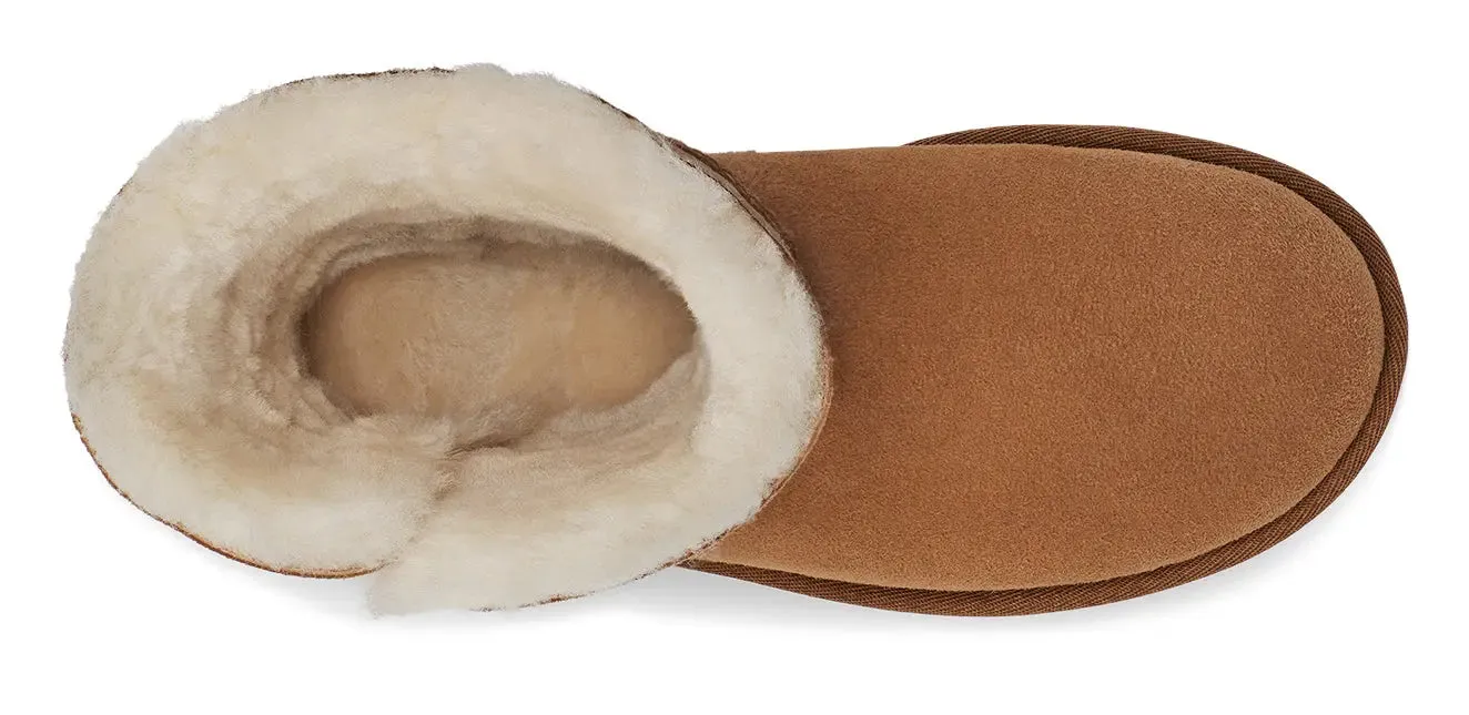 Women’s UGG Bailey Button II – Versatile Sheepskin Boot with Cozy Comfort