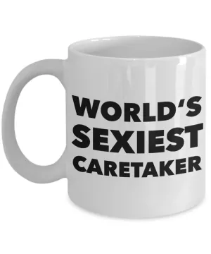 World's Sexiest Caretaker Mug Gift Ceramic Coffee Cup
