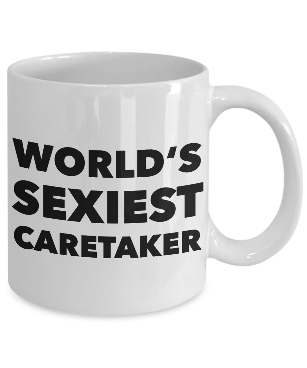 World's Sexiest Caretaker Mug Gift Ceramic Coffee Cup