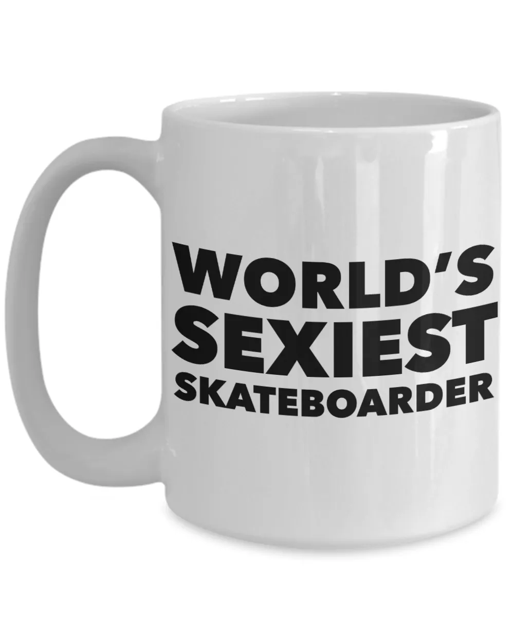 World's Sexiest Skateboarder Mug Ceramic Coffee Cup