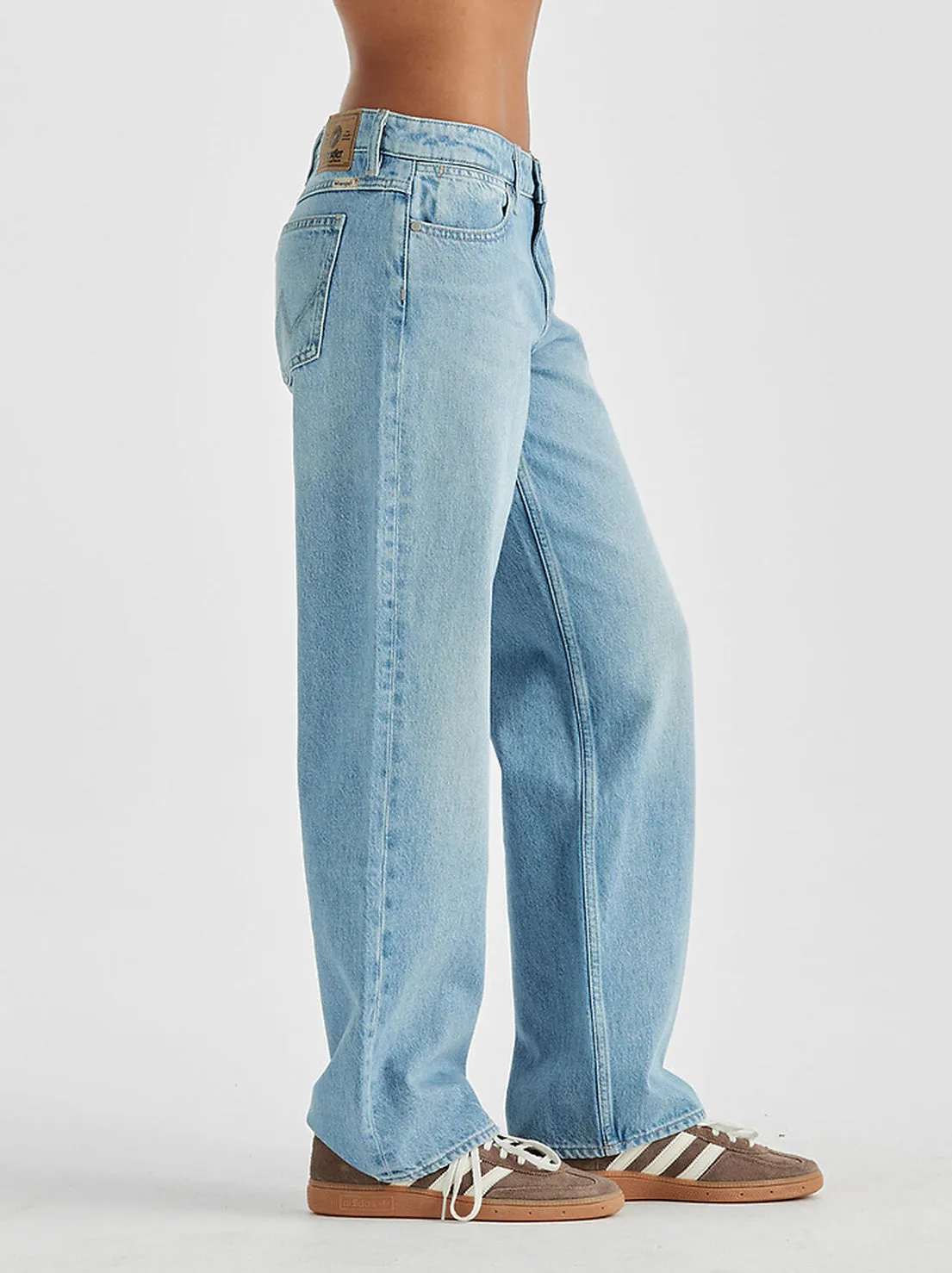 Wrangler - Low Bella Baggy Jeans - Mantra Blue