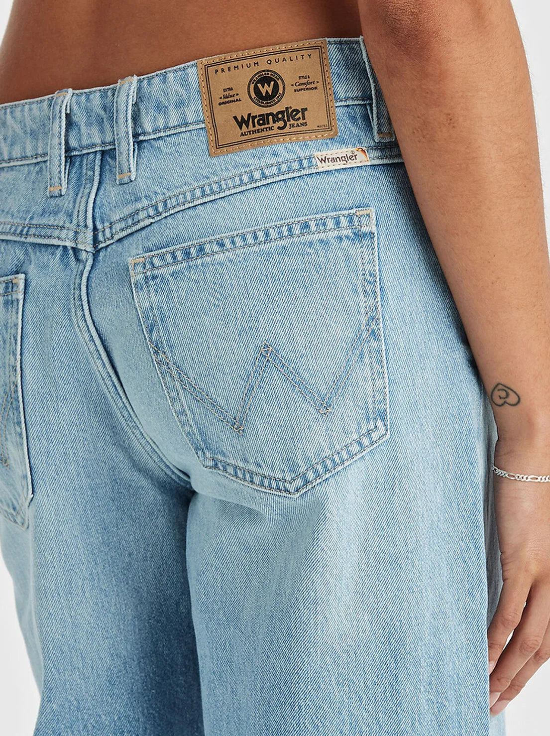 Wrangler - Low Bella Baggy Jeans - Mantra Blue