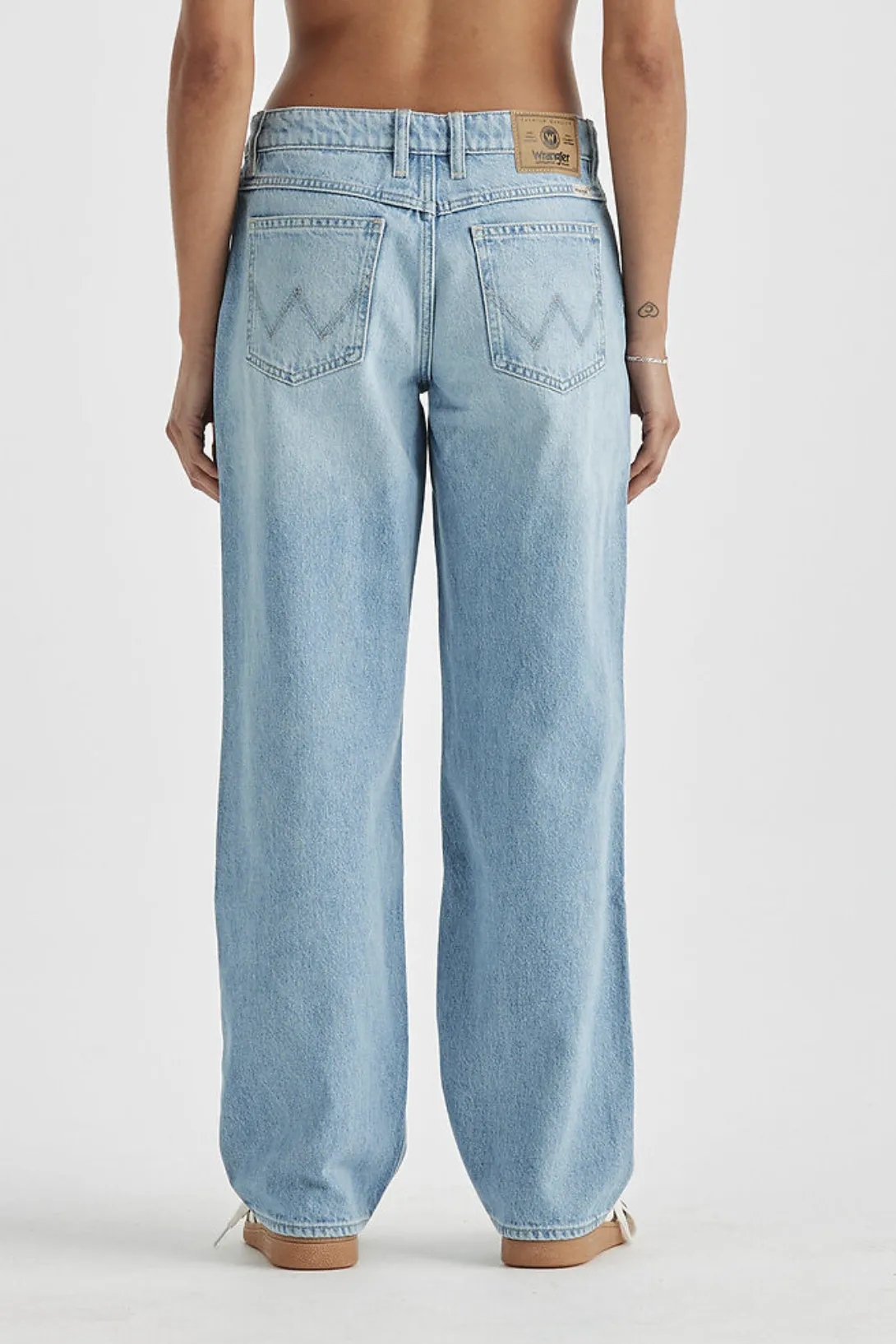 WRANGLER LOW BELLA BAGGY RELAXED JEAN - MANTRA BLUE