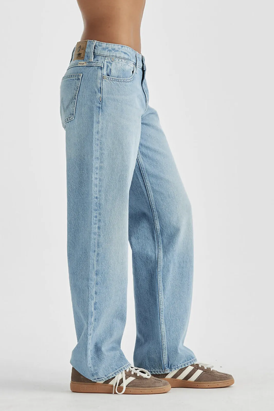 WRANGLER LOW BELLA BAGGY RELAXED JEAN - MANTRA BLUE