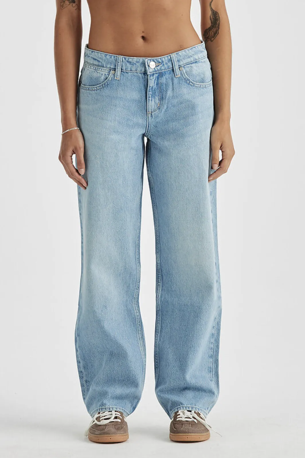 WRANGLER LOW BELLA BAGGY RELAXED JEAN - MANTRA BLUE